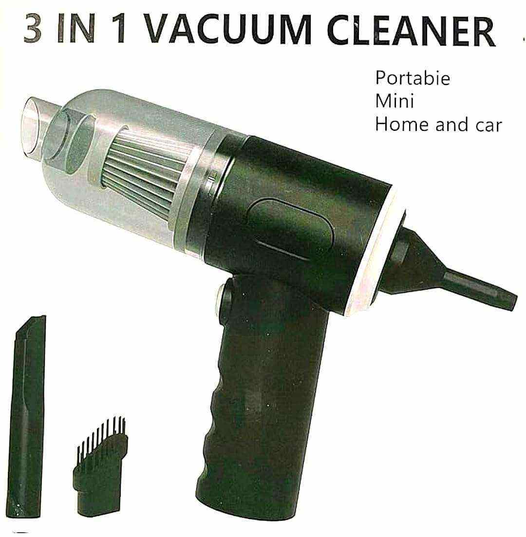 3 in 1 Mopping Vacuum Blower with Mini Dust Buster USB Portable Vacuum Cleaner Dry and Wet
