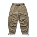 Baggy Cargo Pants - Khaki Flat Lay