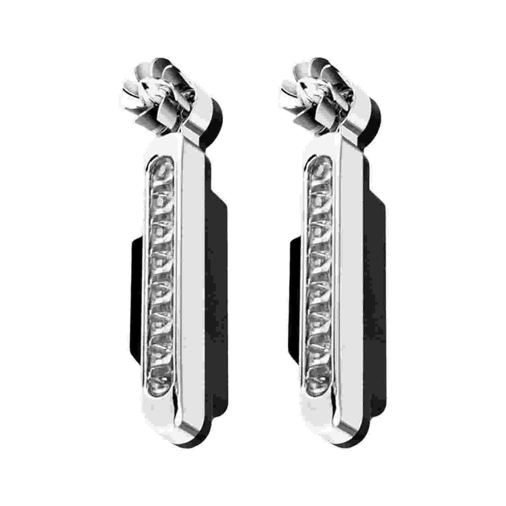 2 Pieces Car Wind Powered Light Abs Daytime Running Light for Cars Auto White