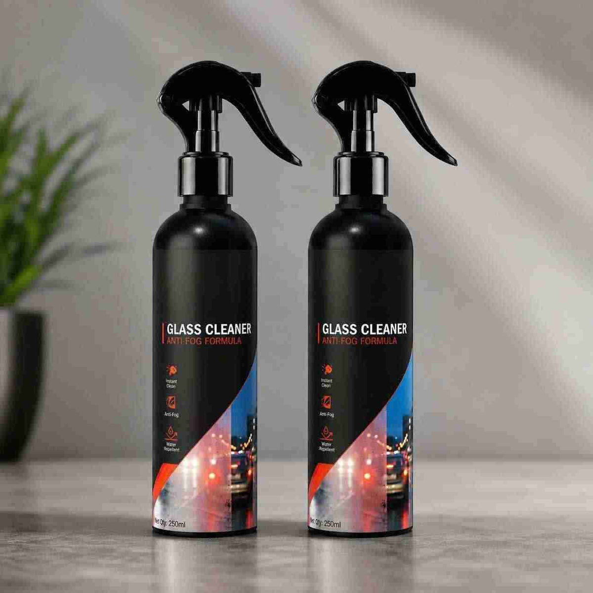 2-in-1 Rain Repellent & Anti Fog Glass Coating (Pack of 2)